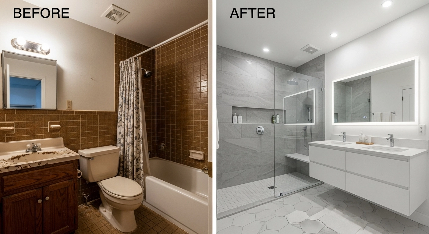 Professional bathroom remodeling service in Milwaukee, WI