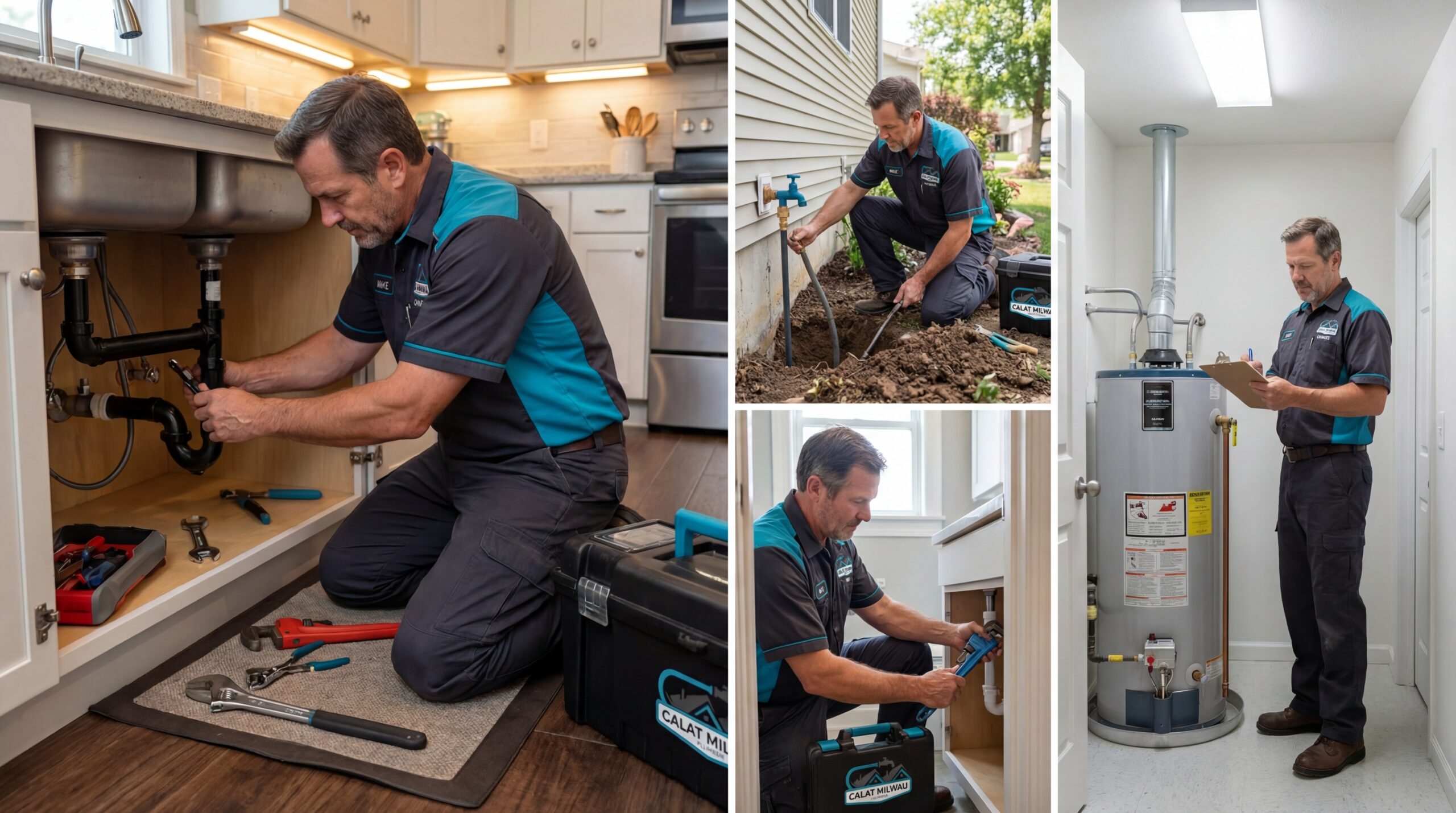 Milwaukee Emergency Plumber at Work