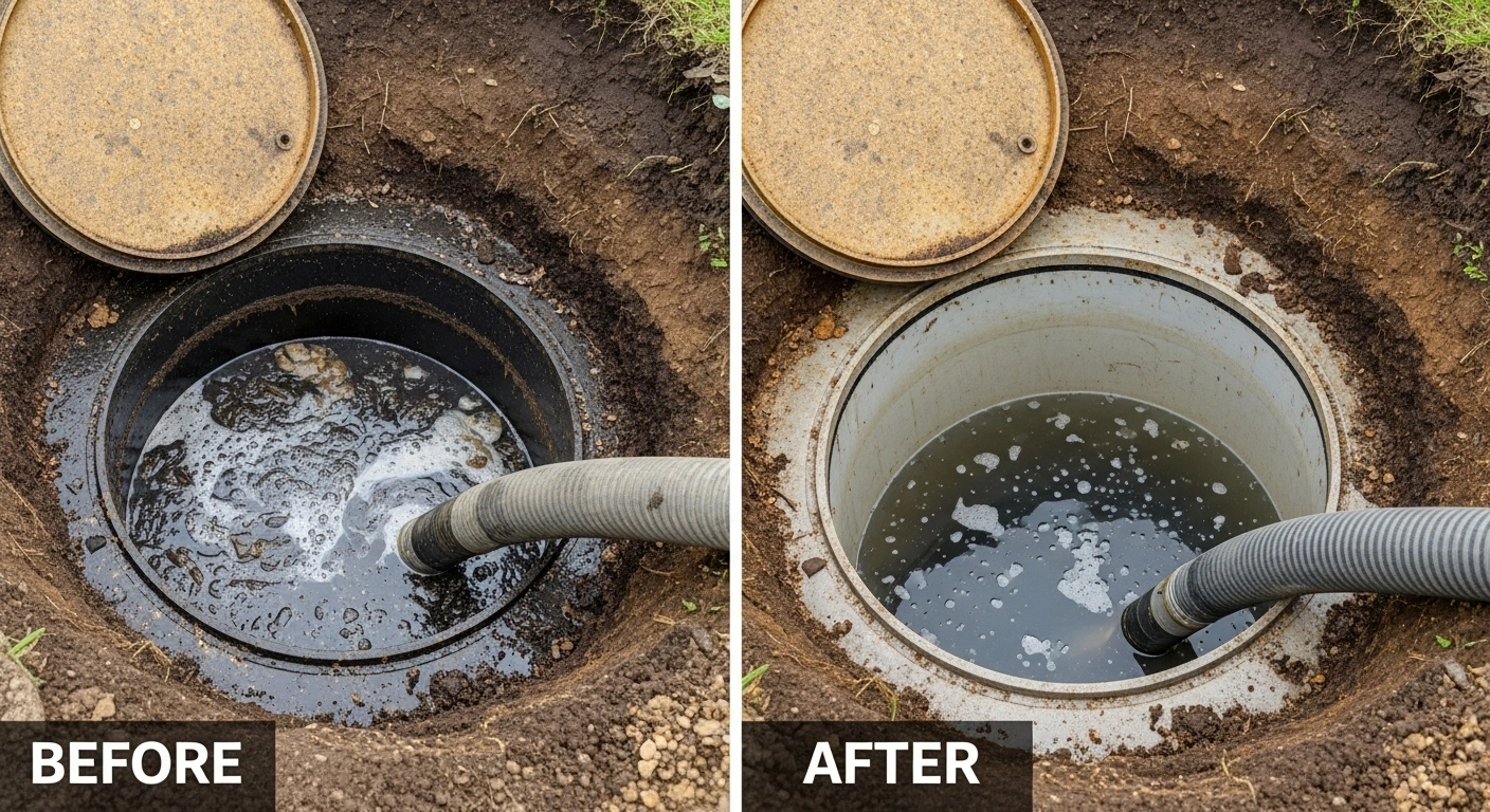 Professional septic tank pumping service in Milwaukee, WI
