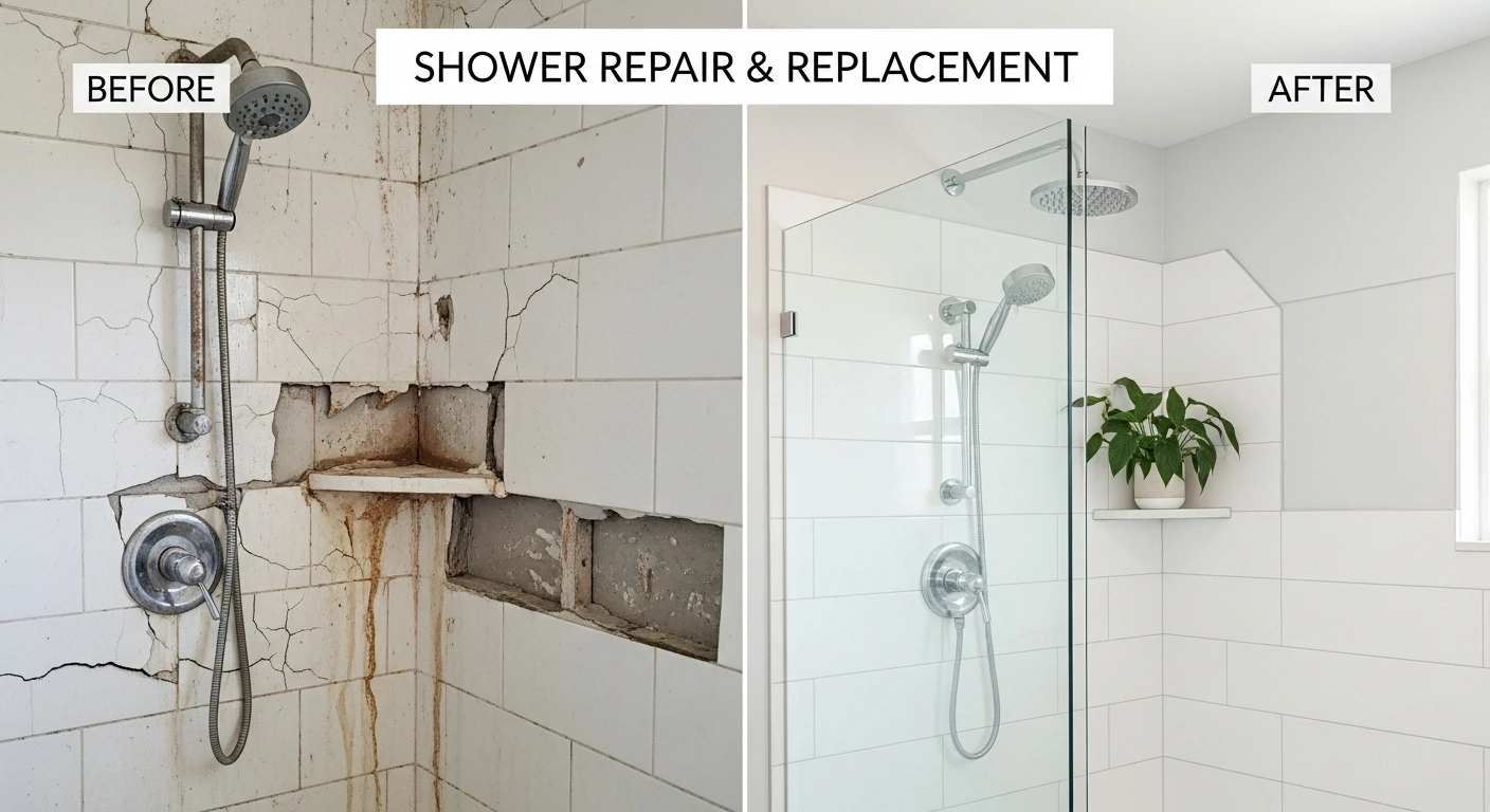 Professional shower repair service in Milwaukee, WI