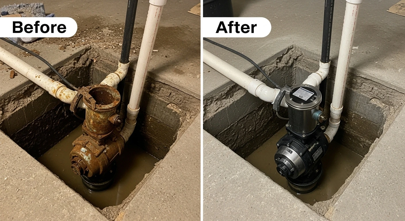 Professional sump pump repair service in Milwaukee, WI