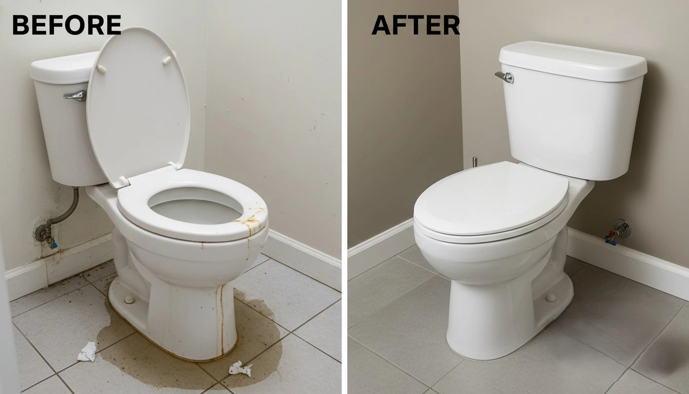 Professional toilet installation service in Milwaukee, WI