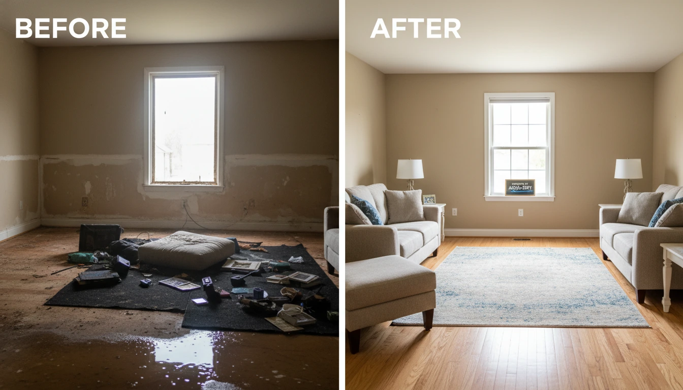 Professional water damage service in Milwaukee, WI