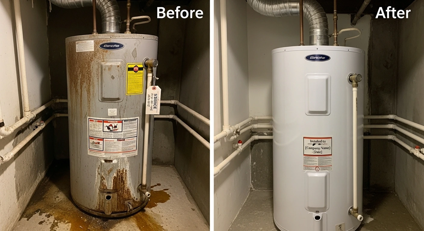 Professional water heater service in Milwaukee, WI